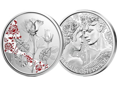 10 Euro-Silbermünzen-Serie „Mit der Sprache der Blumen“ – Start „Die Rose“		
